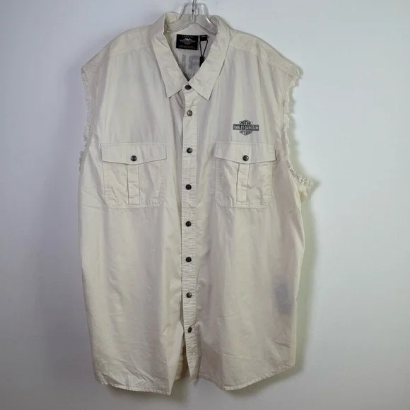 HARLEY-DAVIDSON Sleeveless Shirt 4XL New with Tags - Picture 8 of 11